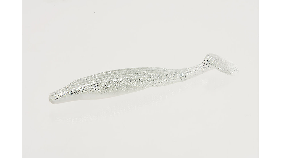 Zoom Swimmin' Super Fluke Swimbaits, 5, 5in, White Ice, 116185