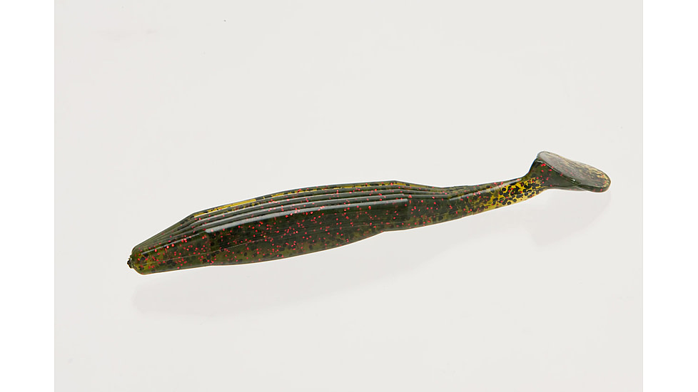 Zoom Swimmin'Super Fluke Swimbaits, 5, 5in, Watermelon Red, 116054