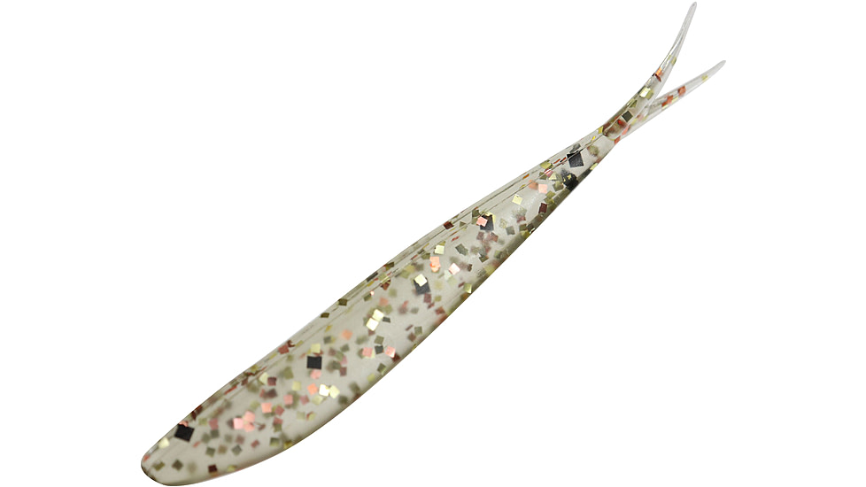 Zoom Tiny Fluke Baitfish Imitator, 20 Pack, 3in, Golden Bream, 081130X