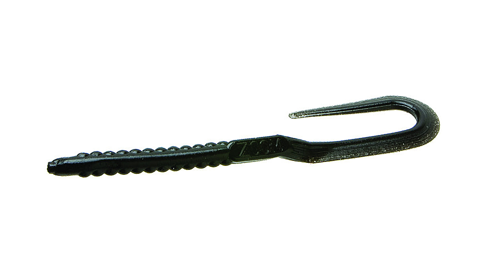 Zoom U-Tale Worm, 20, 6 3/4in, Black, 1038