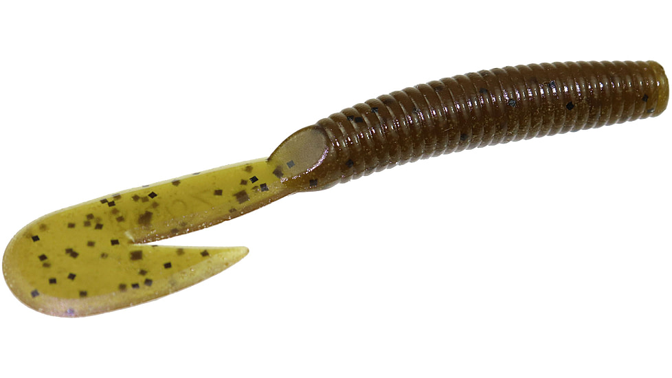 Zoom U-V Grub, 10 Pack, 3.25in, Green Pumpkin, 058025X