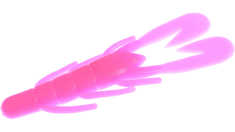 Zoom U-V Speed Craw, 12 Pack, 3.5in, Bubble Gum, 080039X