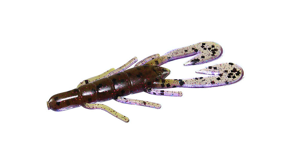 Zoom U-V Speed Craw, 12 Pack, 3.5in, Huckleberry, 080407X