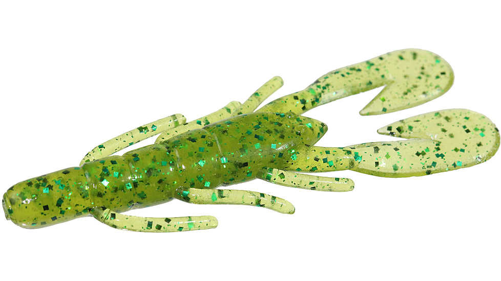 Zoom U-V Speed Craw, 12 Pack, 3.5in, Kudzu, 080102X