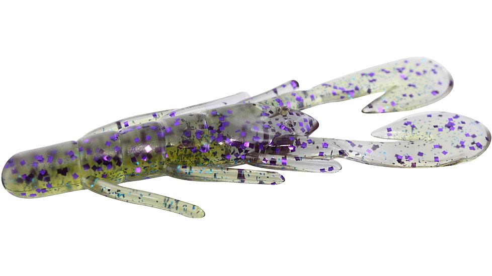 Zoom U-V Speed Craw, 12 Pack, 3.5in, Sprayed Grass, 80317