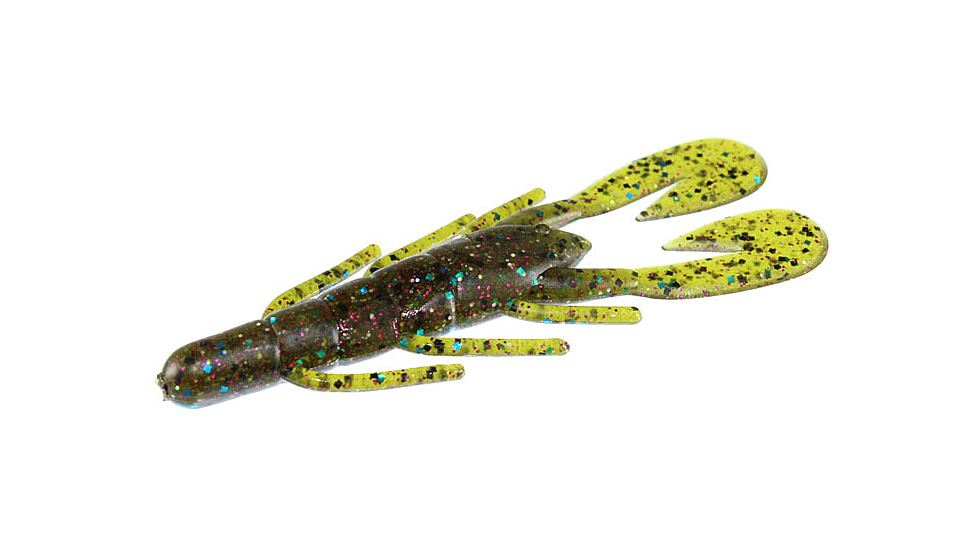 Zoom U-V Speed Craw, 12 Pack, 3.5in, Tilapia Magic, 080411X