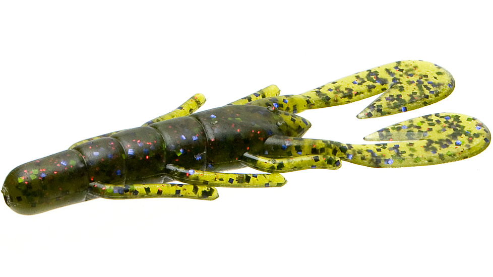 Zoom U-V Speed Craw, 12 Pack, 3.5in, Watermelon Candy Red, 80281