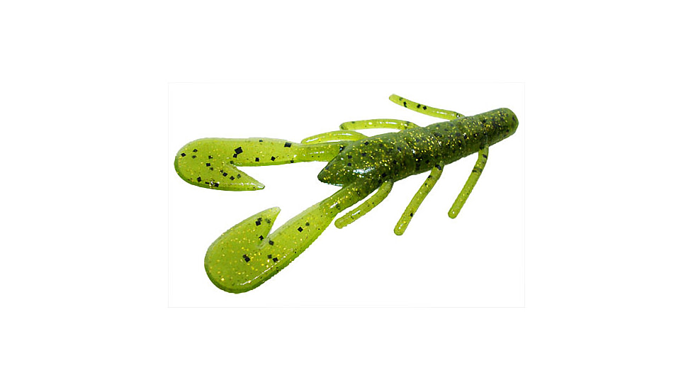 Zoom U-V Speed Craw, 12 Pack, 3.5in, Watermelon Gold Glitter, 080141X