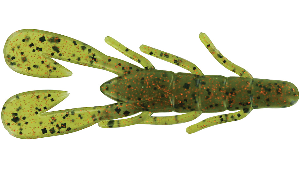 Zoom U-V Speed Craw, 12 Pack, 3.5in, Watermelon Orange, 80305