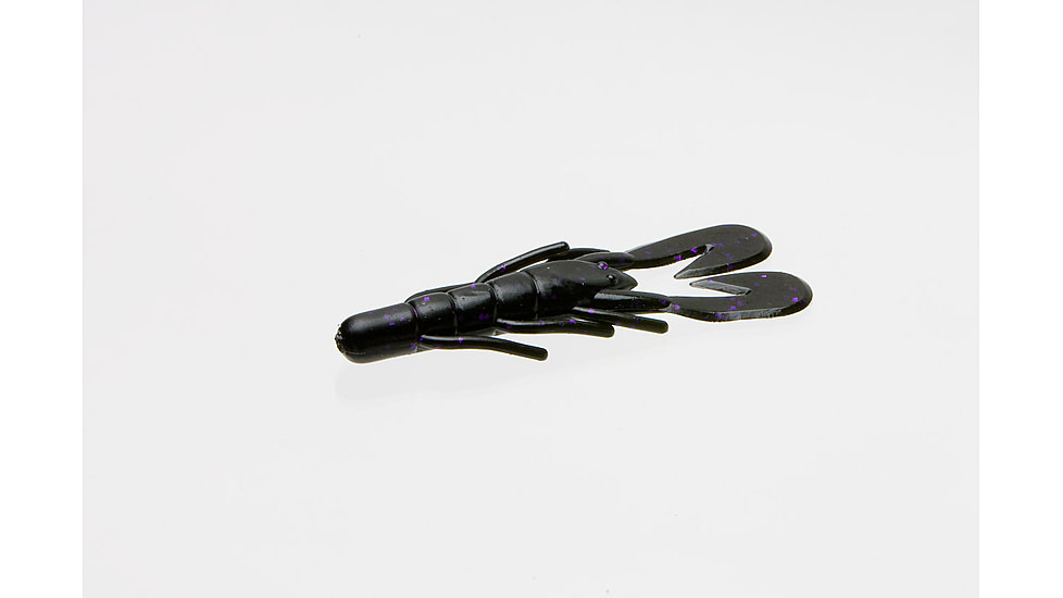 Zoom Ultra-Vibe Speed Craw Creature Bait, 12, 0.5in, Blackberry, 80229