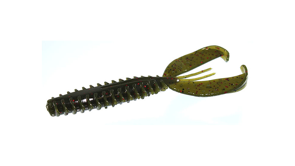 Zoom Z-Craw, 6 Pack, 4.5in, Avocado, 127147X