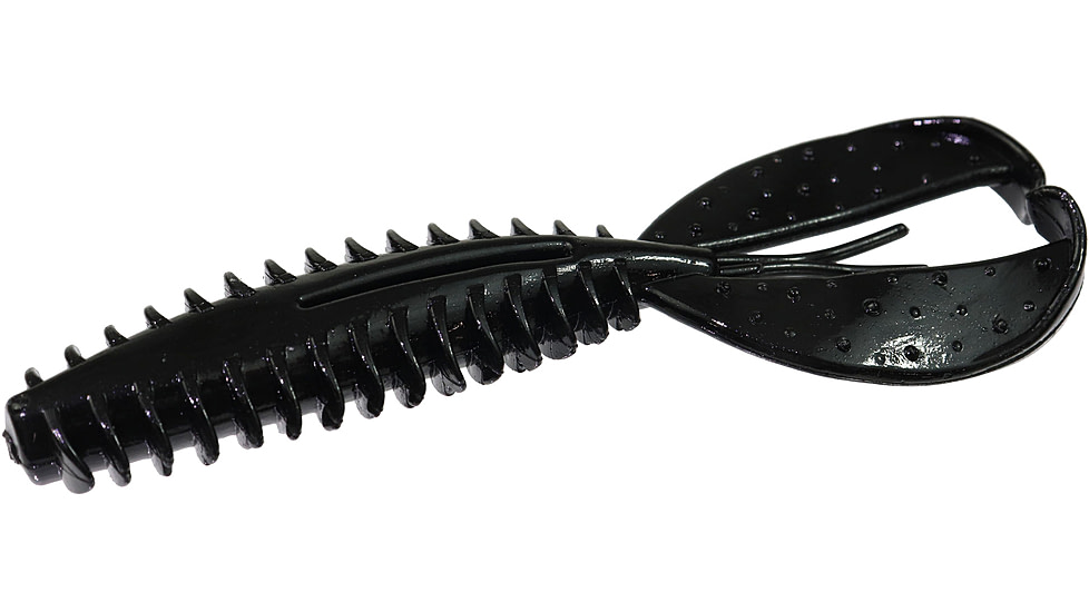 Zoom Z-Craw, 6 Pack, 4.5in, Black, 127038X
