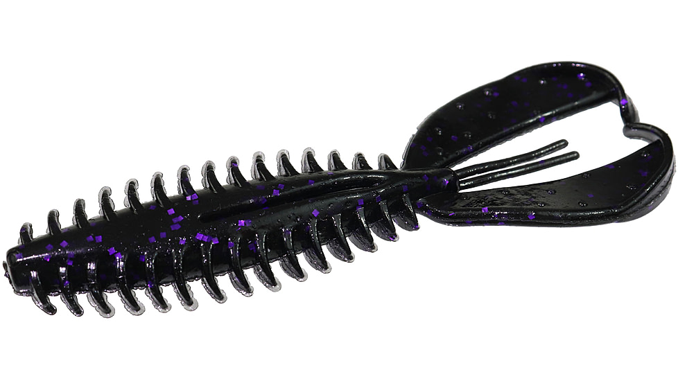 Zoom Z-Craw, 6 Pack, 4.5in, Blackberry, 127229X