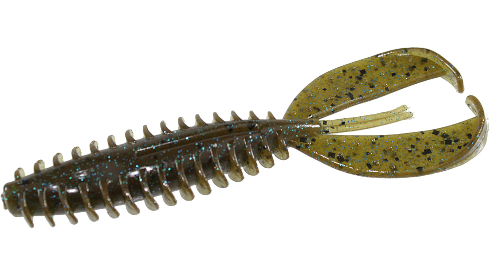 Zoom Z-Craw, 6 Pack, 4.5in, Green Pumpkin Blue, 127239X