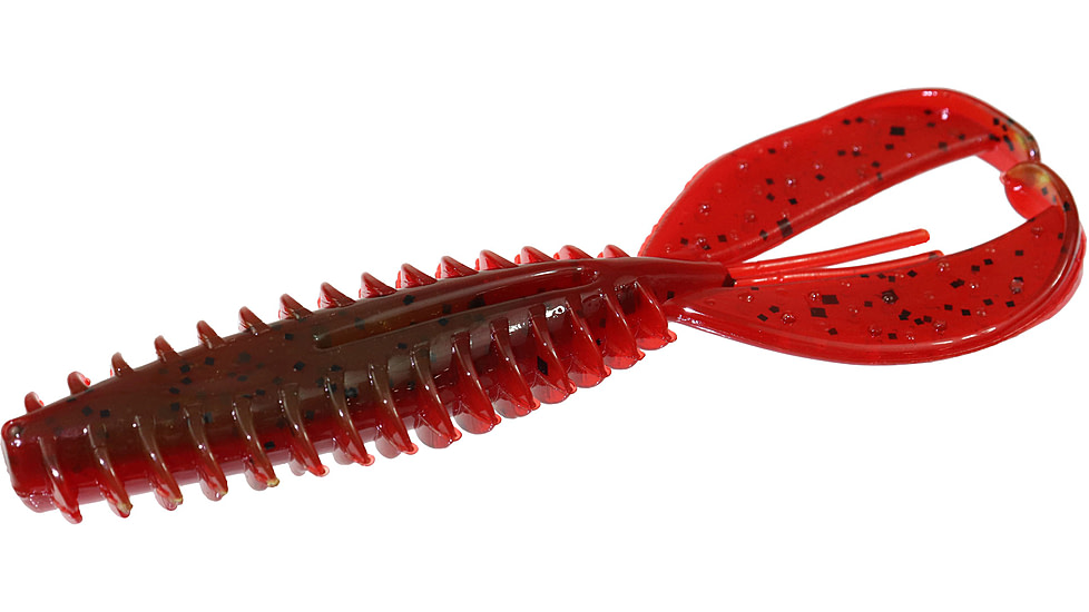 Zoom Z-Craw, 6 Pack, 4.5in, Green Pumpkin Tomato, 127338X