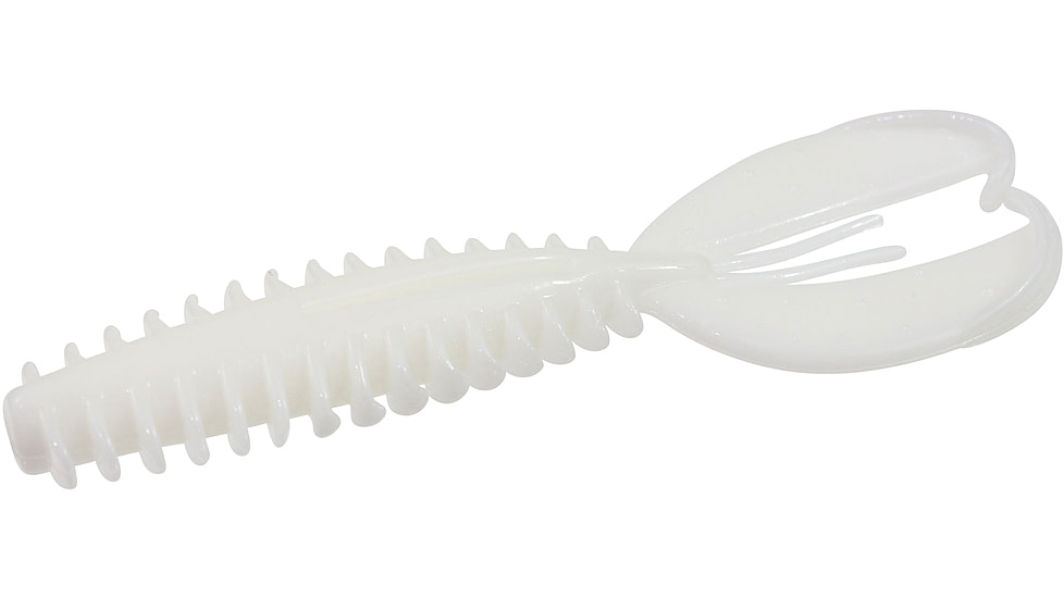 Zoom Z-Craw, 6 Pack, 4.5in, White, 127040X