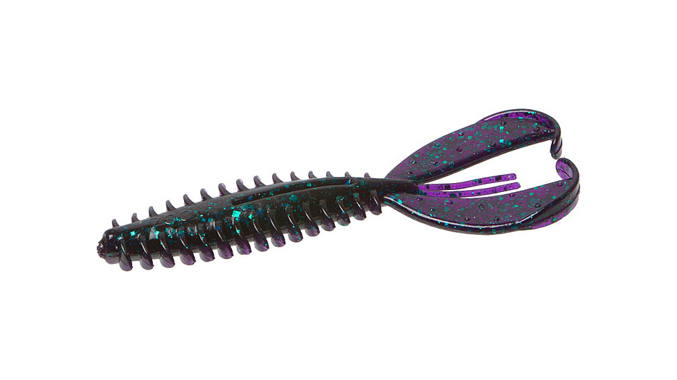 Zoom Z-Craw Jr, 8 Pack, 3.5in, Junebug, 130005