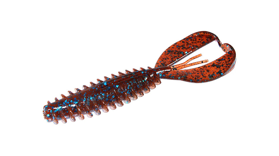 Zoom Z-Craw Jr, 8 Pack, 3.5in, Moccasin Blue, 130007X