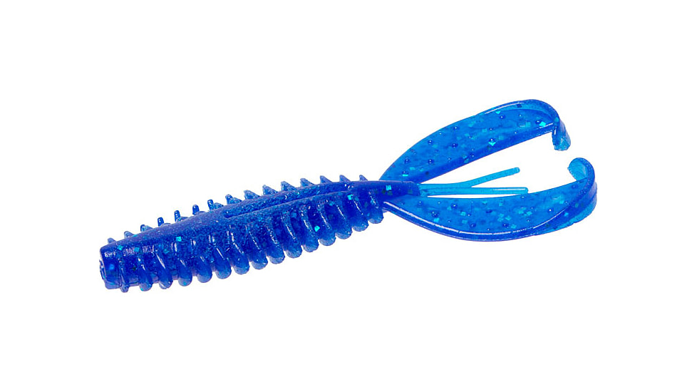 Zoom Z-Craw Jr, 8 Pack, 3.5in, Sapphire Blue, 130110