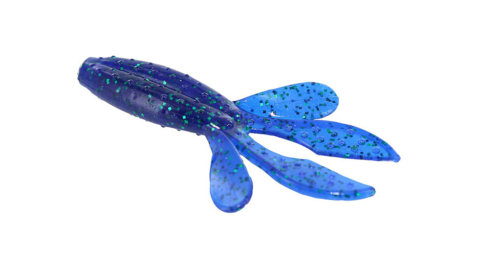 Zoom Z-Hog Creature Bait, 8 Pack, 4in, Emerald Blue, 119352X