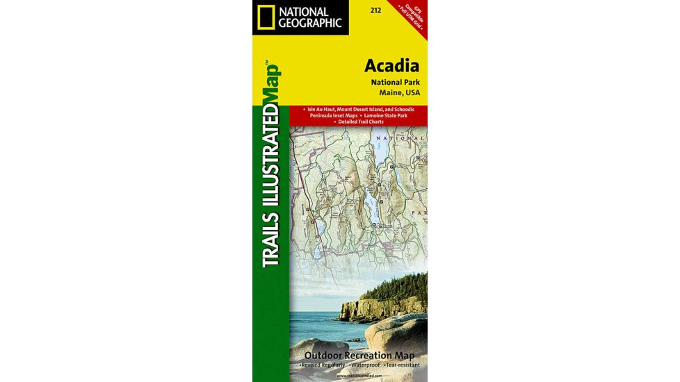 Acadia National Park Trail Map