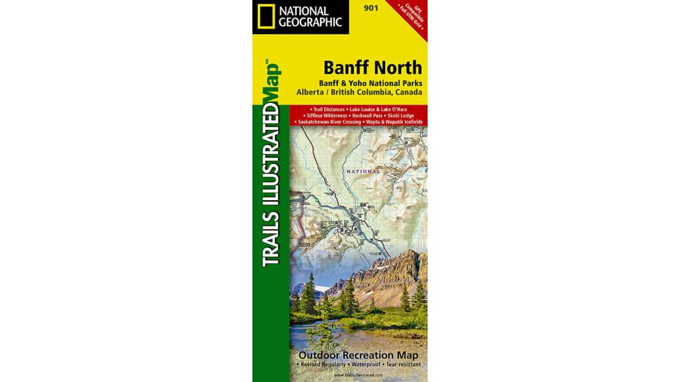 Banff North Trail Map