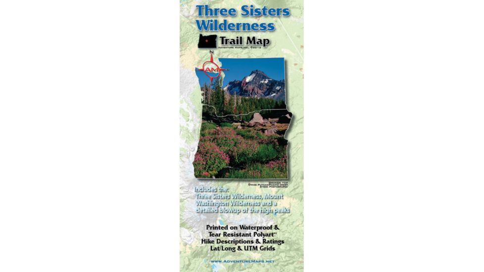 Three Sisters Wilderness Trail Map