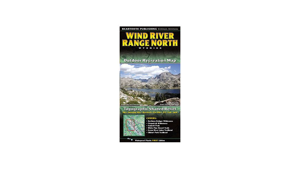 Wind River Range North Trail Map