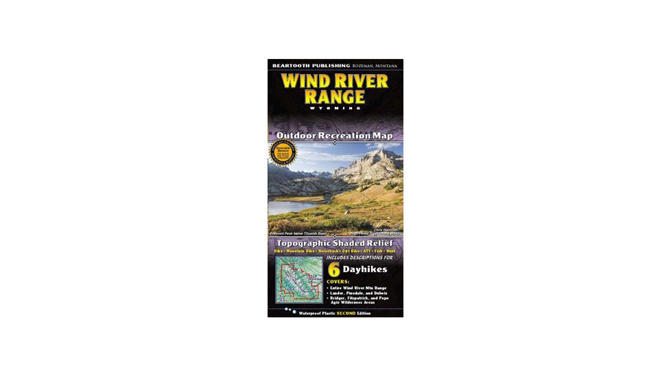 Wind River Range Trail Map
