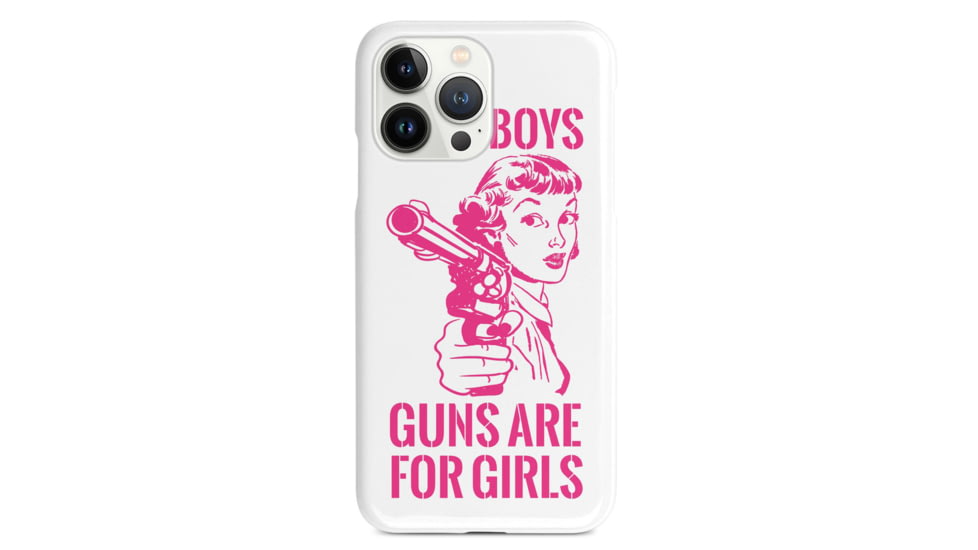 We the People Holsters Silly Boys&amp;Comma; Guns Are For Girls - Pink Text Case EE223D7A, 4514889138274