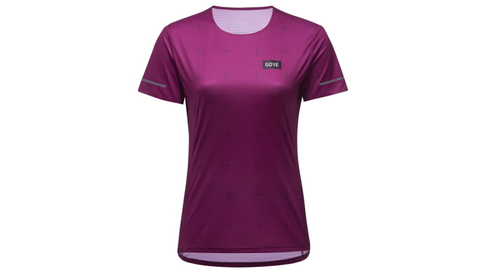 GOREWEAR Contest Daily Running Tee Womens in Process Purple Medium 8-10 Slim fit 28A774C5, 100888-BQ00-40
