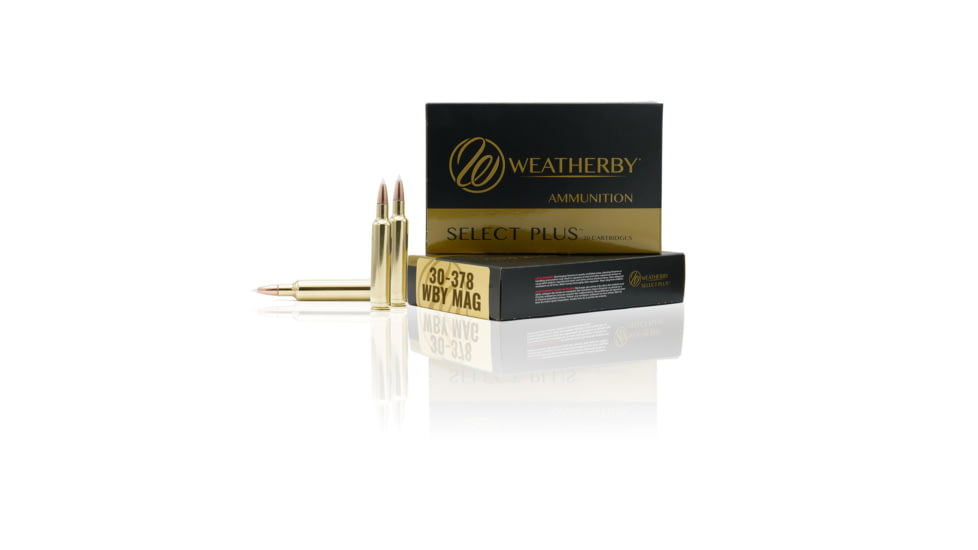 Weatherby Select Plus Rifle Ammo 30-378 Wby Mag 180 gr Scirocco 3500 fps 20/ct 6DCB4502, WMF303180SCO