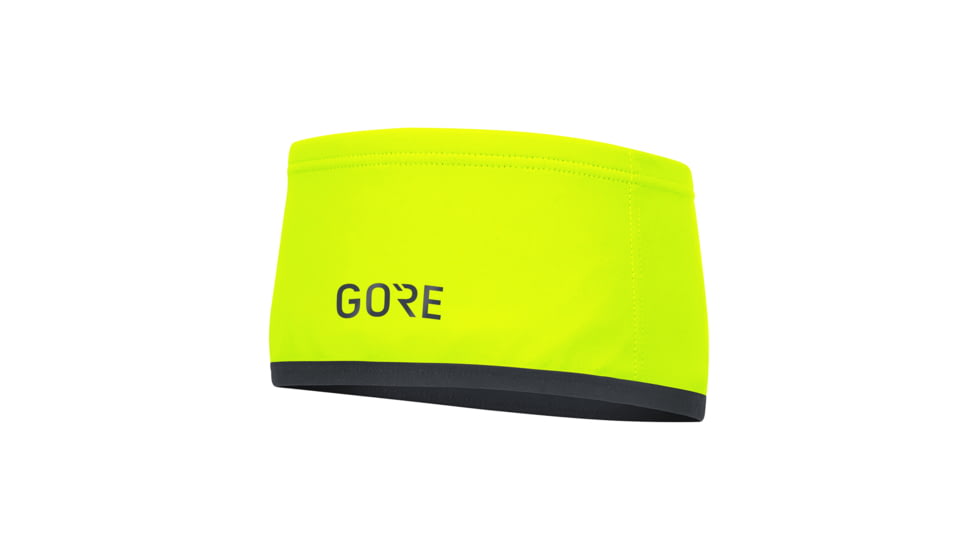 GOREWEAR M WINDSTOPPERR Headband in Neon Yellow Windproof 16D93B97, 100062-0800-ONE
