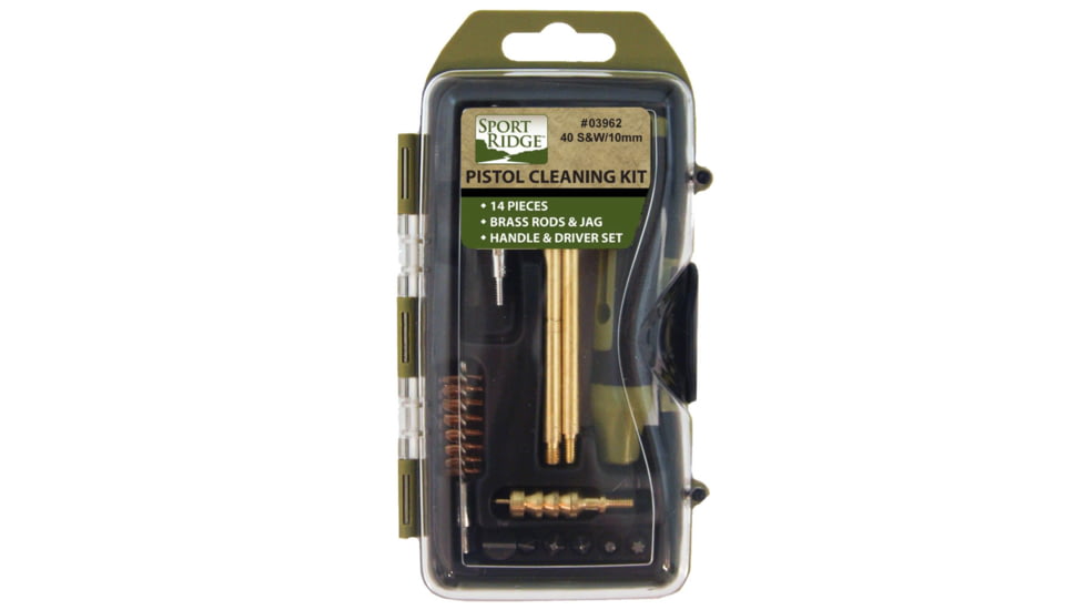 Sport Ridge PISTOL CLEANING KIT - 14 PIECE - 45 CAL. B0BF2CD0, SPO03964