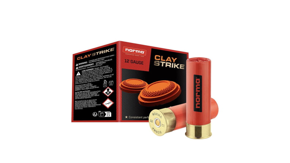 Norma ClayStrike 12 Gauge 1oz 2.75 inch Shotgun Ammo, #7.5, 25 Rounds, 1198052875