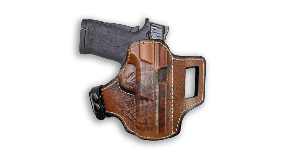 We the People Holsters Smith &amp; Wesson M&amp;P 380 Shield Ez Independence Leather Owb Holster 7B1009B6, 6826723737698
