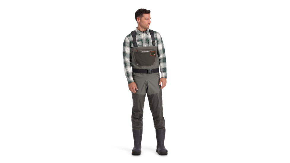 Simms Fishing Products G3 Guide Waders Bootfoot Vibram Soles - Mens, Gunmetal, Regular, XL 12, 13595-042-5012
