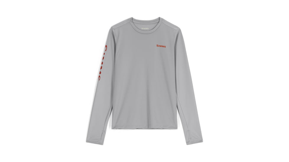 Simms Fishing Products Solar Tech Crewneck - Kids, Steel Blue, S, 13164-881-20