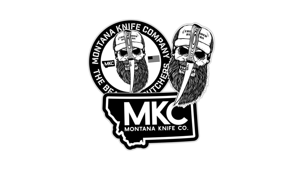 Montana Knife Company MKC X BEARDED BUTCHERS STICKER PACK FEA14D28, MKC-001083
