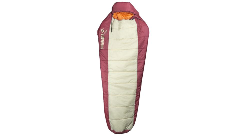 12 Survivors 20F Terra Pod Mummy Sleeping Bag - Long TS48000L