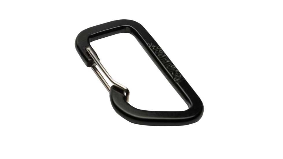 12 Survivors Carabiner, Black, TS79003