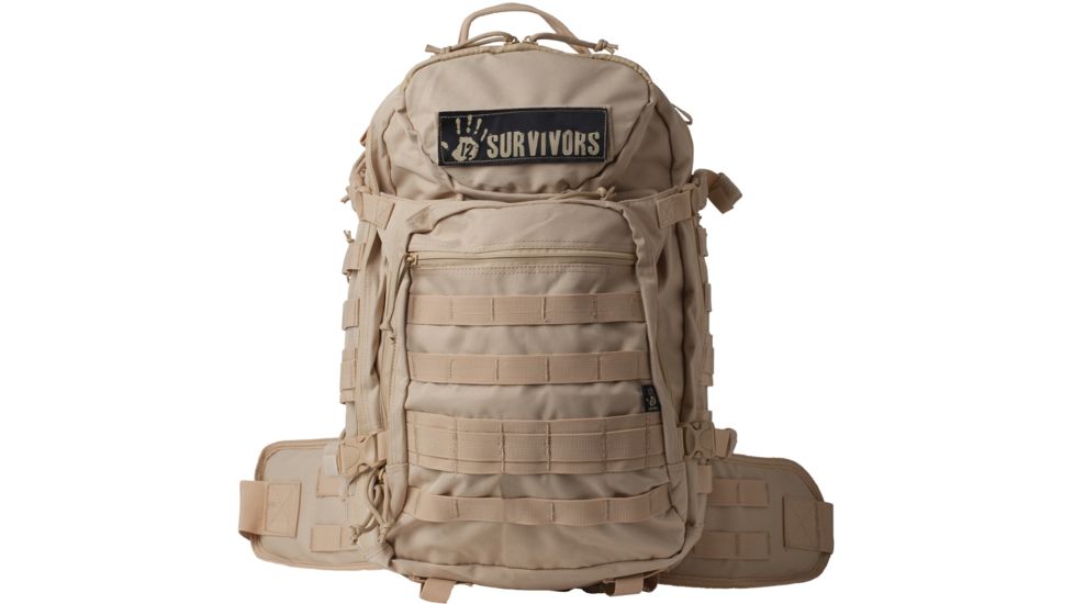 12 Survivors E.O.D Backpack Tan (End of Days) TS41000T