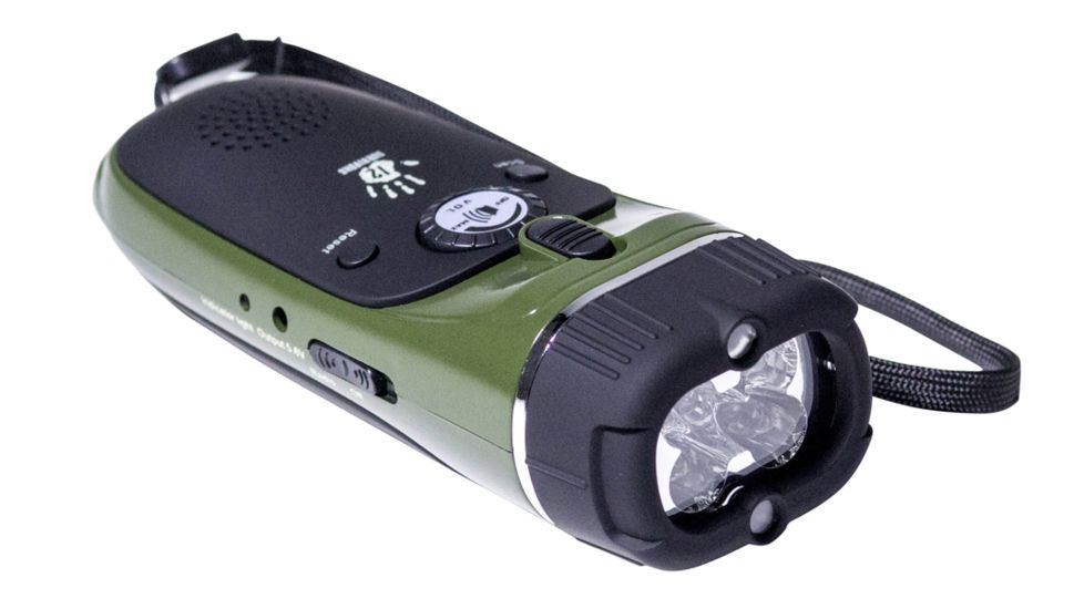 12 Survivors Emergency Hand Crank Radio/Flashlight TS23000