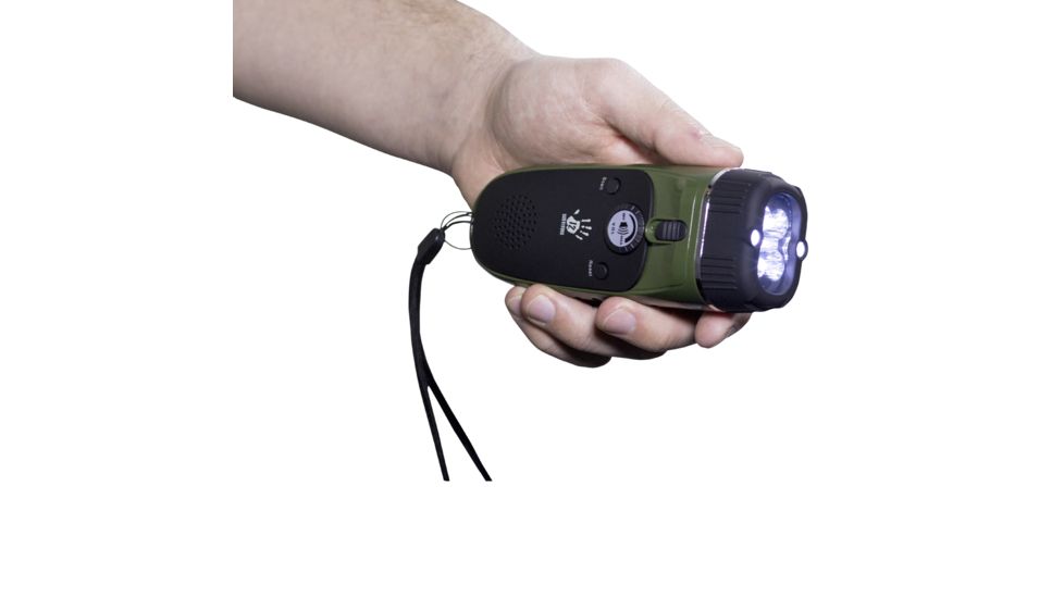 12 Survivors Emergency Hand Crank Radio/Flashlight TS23000