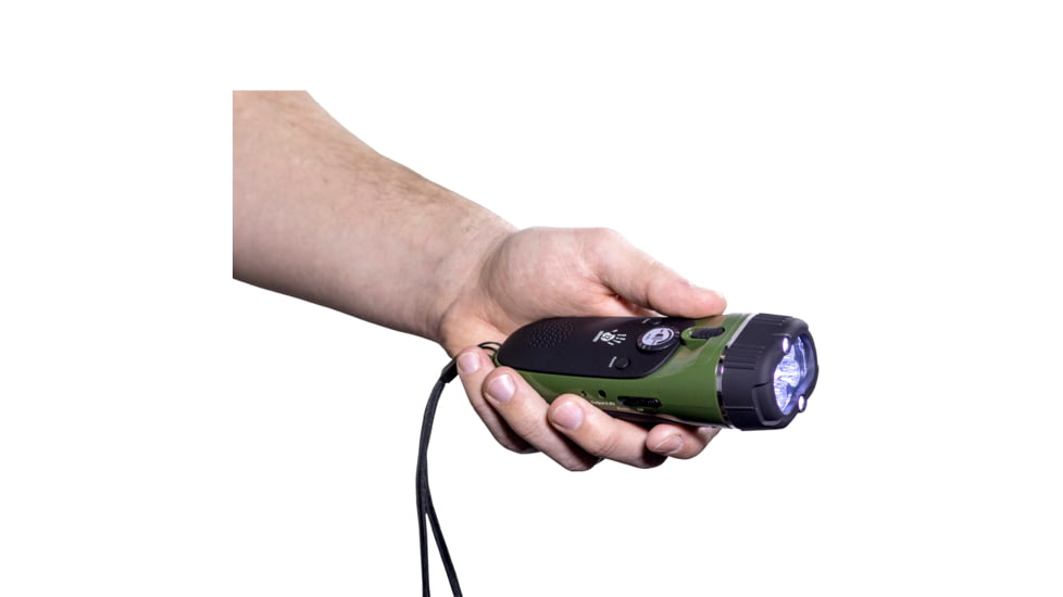 12 Survivors Emergency Hand Crank Radio/Flashlight TS23000