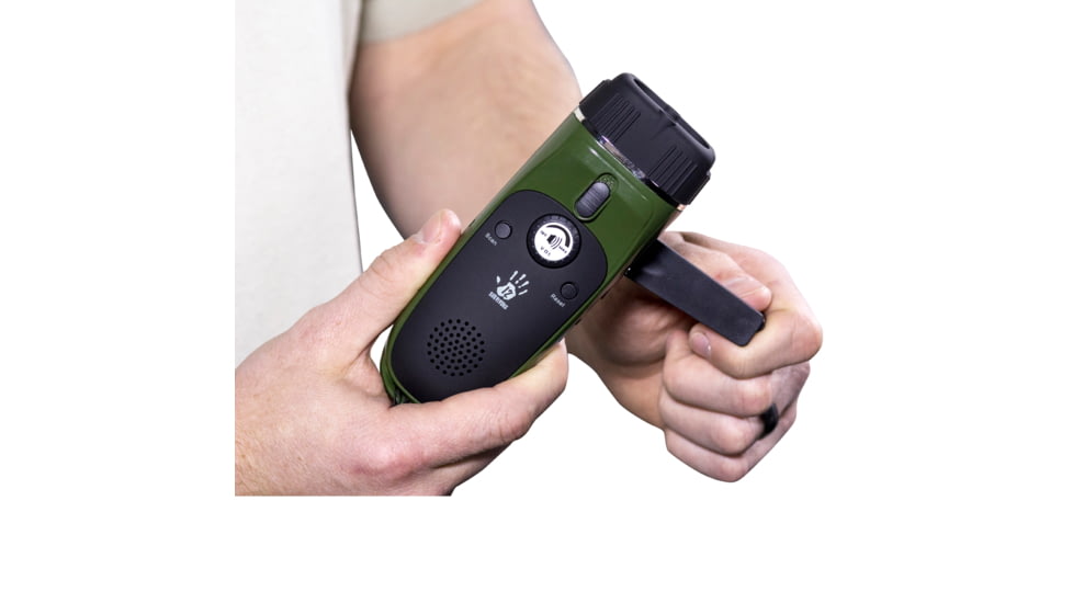 12 Survivors Emergency Hand Crank Radio/Flashlight TS23000