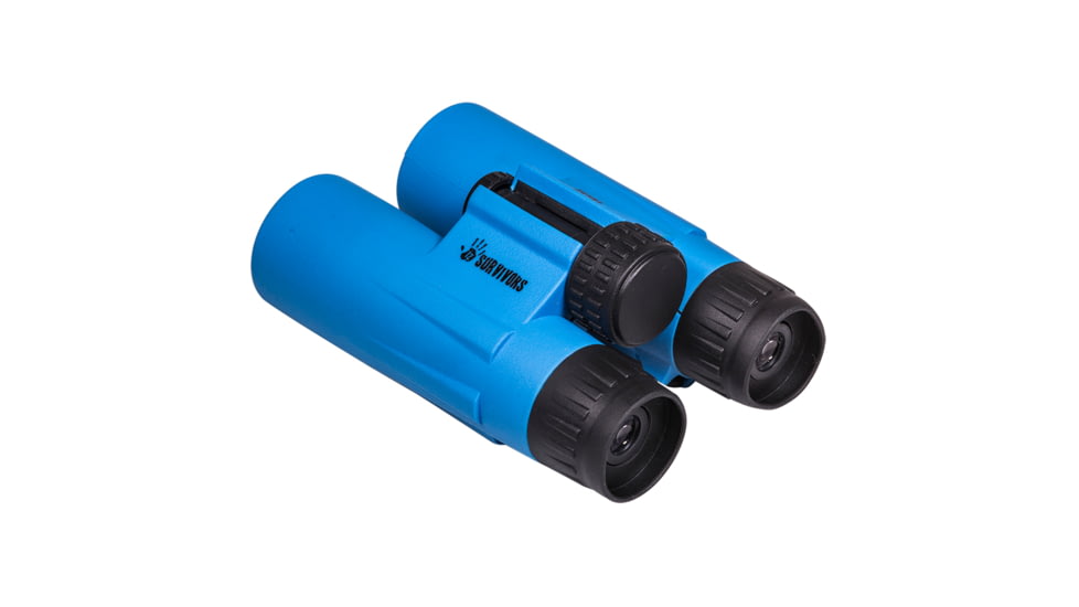 12 Survivors Escape 10x32 Binocular, Blue, TS12021B