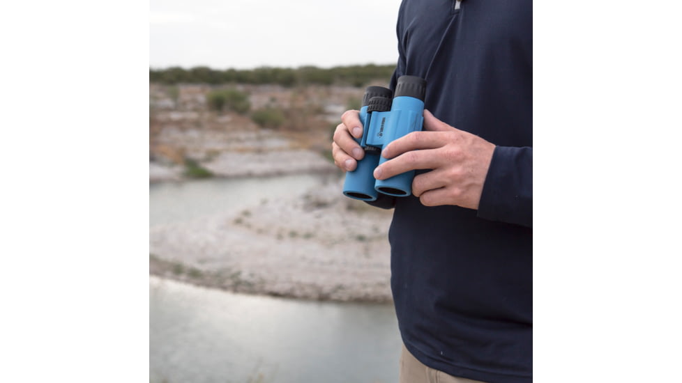 12 Survivors Escape 10x32 Binocular, Blue, TS12021B