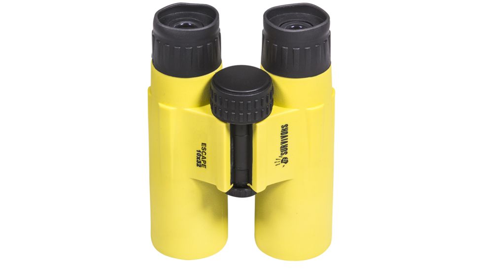 12 Survivors Escape 10x32 Binocular, Yellow TS12021Y
