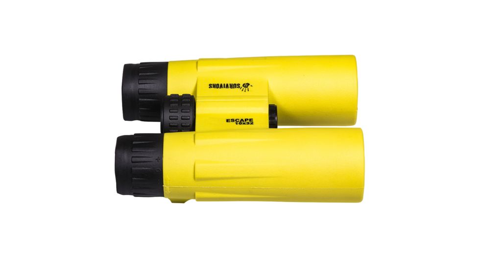 12 Survivors Escape 10x32 Binocular, Yellow, TS12021Y